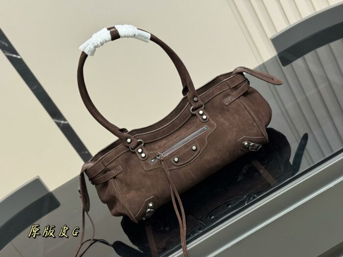 Balenciaga New Motorcycle Oversized Soft Practical Relaxed-Look Women'S Bag - Image 11