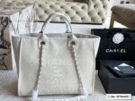Chanel Denim Beach Bag Lazy Holiday Vibe - Image 2