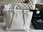 Chanel Denim Beach Bag Lazy Holiday Vibe - Image 6