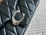 Coach Tabby Collection Bacchus-Inspired Ivory Diamond-Quilted Chain Bag - Image 4