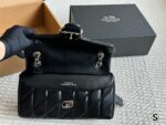 Coach Tabby Collection Bacchus-Inspired Ivory Diamond-Quilted Chain Bag - Image 7