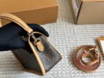 Louis Vuitton Nano Diane Monogram Canvas Bag Retro Details Detachable Shoulder Strap Day And Evening Wear - Image 3