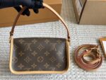 Louis Vuitton Nano Diane Monogram Canvas Bag Retro Details Detachable Shoulder Strap Day And Evening Wear - Image 6