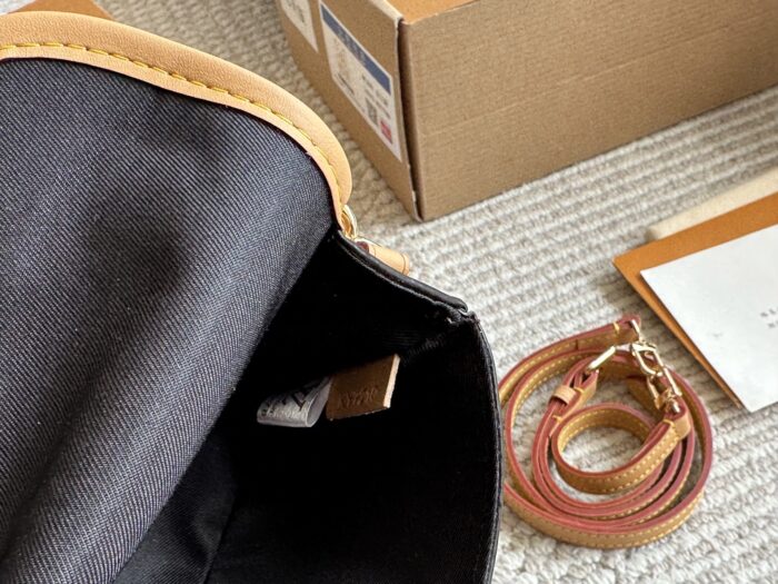 Louis Vuitton Nano Diane Monogram Canvas Bag Retro Details Detachable Shoulder Strap Day And Evening Wear - Image 8