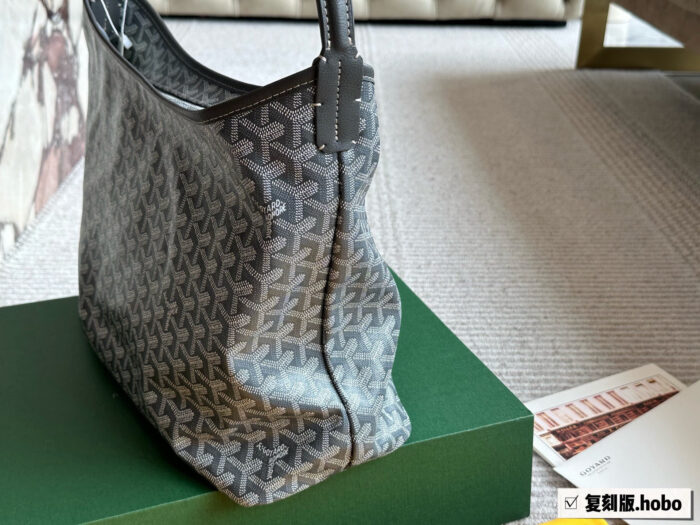 Goyard Hobo Shoulder Bag Replica Edition Upgraded Leather & Craftsmanship Custom-Made For Commuting - Image 5