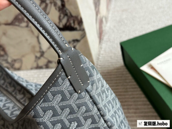 Goyard Hobo Shoulder Bag Replica Edition Upgraded Leather & Craftsmanship Custom-Made For Commuting - Image 6
