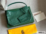 Goyard Hobo Shoulder Bag Replica Edition Upgraded Leather & Craftsmanship Custom-Made For Commuting - Image 11
