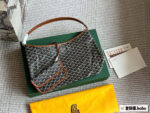 Goyard Hobo Shoulder Bag Replica Edition Upgraded Leather & Craftsmanship Custom-Made For Commuting - Image 14