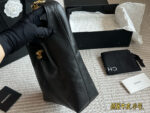 Chanel 25 Series Hobo Bucket Bag In Calfskin With Distinctive Shoulder Strap Design - Image 2
