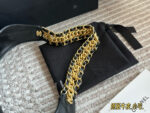 Chanel 25 Series Hobo Bucket Bag In Calfskin With Distinctive Shoulder Strap Design - Image 8