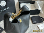 Chanel 25 Series Hobo Bucket Bag Genuine Leather Distinctive Shoulder Strap Design Complete With Box - Image 3