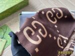 Gucci Gg Cashmere Scarf With Box, Authentic - Image 2