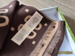 Gucci Gg Cashmere Scarf With Box, Authentic - Image 3