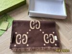 Gucci Gg Cashmere Scarf With Box, Authentic - Image 4