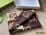 Gucci Gg Cashmere Scarf With Box, Authentic - Image 8
