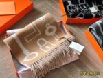 Hermes Double-Sided Wool Lock Key Scarf Gentle And Comfortable, Won'T Irritate The Skin - Image 7