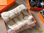 Hermes Double-Sided Wool Lock Key Scarf Gentle And Comfortable, Won'T Irritate The Skin - Image 9