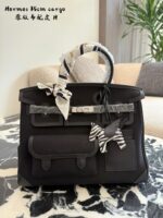 Hermès Cargo Birkin Canvas And Leather Patchwork Multi-Pocket Practical Birkin Bag - Image 3