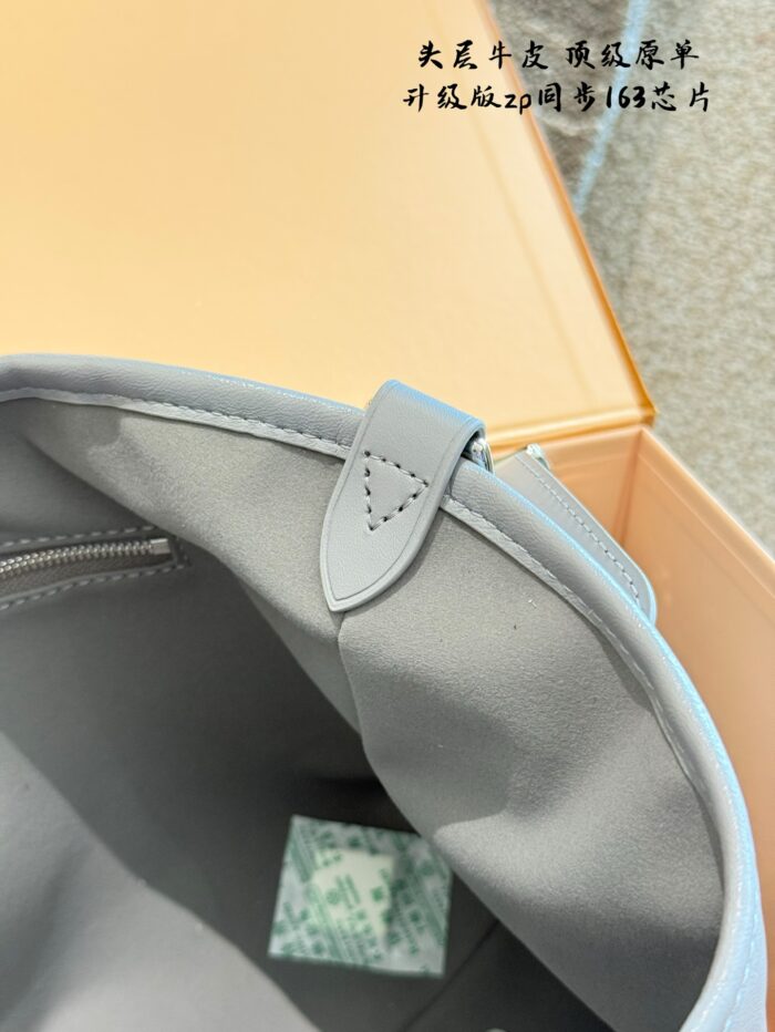 Louis Vuitton Carryall Small Shark Grey Calfskin, Upgraded 163 Chip Edition - Image 8