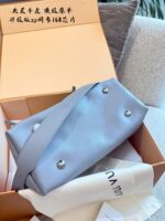 Louis Vuitton Carryall Small Shark Grey Calfskin, Upgraded 163 Chip Edition - Image 9