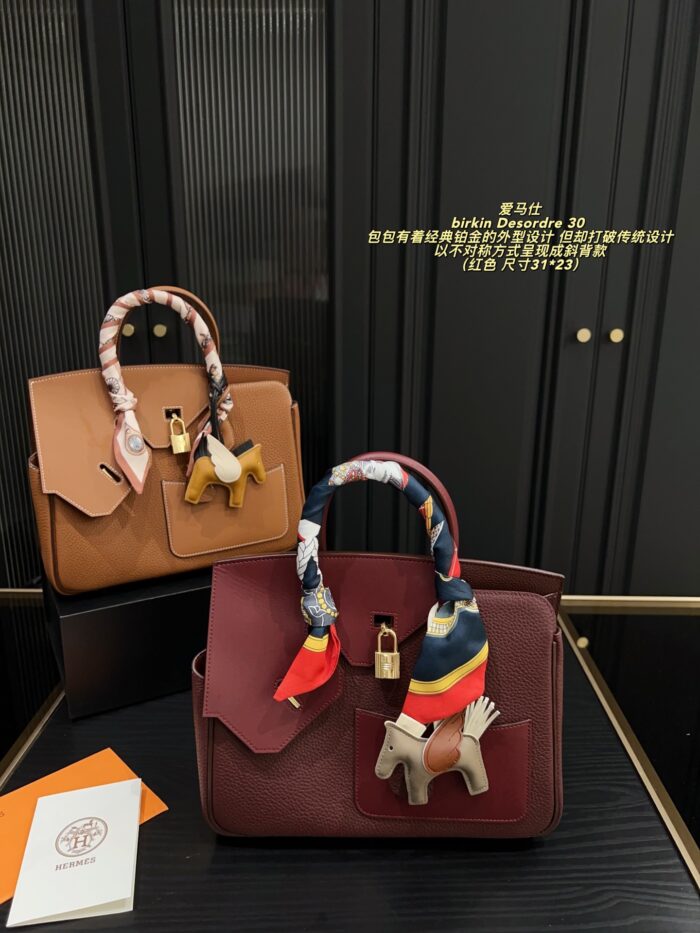 Hermès Birkin Desordre 30 Asymmetrical Crossbody With Enhanced Storage - Image 13