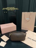 Miumiu Solid Colour Minimalist Camera Bag
