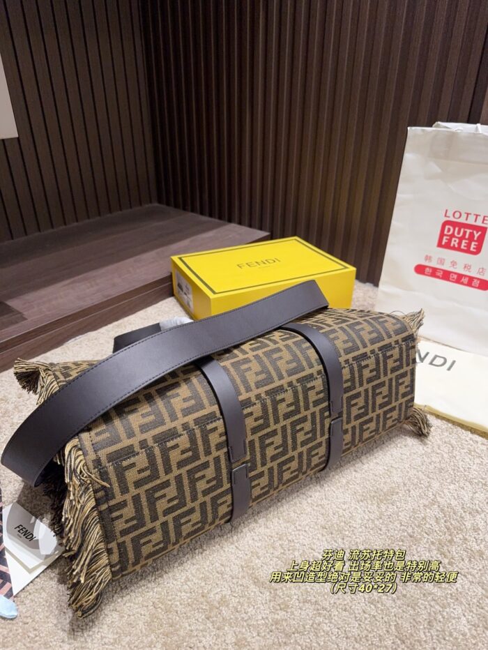Fendi Fringe Tote Bag Lightweight, Spacious, And A Style Essential. - Image 7