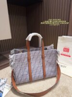 Fendi Fringe Tote Bag Lightweight, Spacious, And Perfect For Styling.