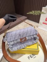 Fendi Vintage Floral Fringe Bag Lightweight, Spacious, And Perfect For Styling.