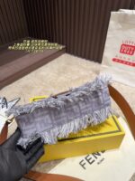 Fendi Vintage Floral Fringe Bag Lightweight, Spacious, And Perfect For Styling. - Image 6