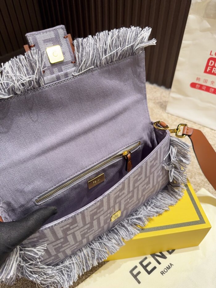 Fendi Vintage Floral Fringe Bag Lightweight, Spacious, And Perfect For Styling. - Image 9
