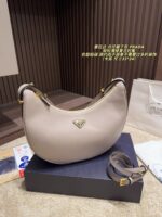 Prada Crescent Underarm Bag Retro Chic, Structured, Minimalist, Sophisticated - Image 13