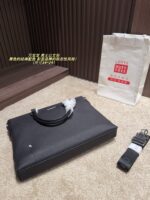 Montblanc Men'S Briefcase Classic Black Colourway Solid And Dignified, Stylish And Elegant - Image 6