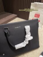 Montblanc Men'S Briefcase Classic Black Colourway Solid And Dignified, Stylish And Elegant - Image 7
