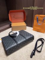 Louis Vuitton Briefcase Black-Grey Subtle Logo Sophisticated And Elegant, Stylish And Refined - Image 8