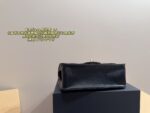 Chanel 25B Wide Chain Cf Dual-Strap Detailing Tartan Tweed Grey Handbag/Crossbody - Image 7