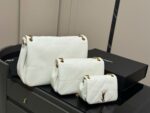 Saint Laurent Jamie Collection Chain Bag Sheepskin-Textured Leather With Jewellery-Grade Chain Effortlessly Chic Design