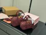 Miu Miu Bowling Bag/Briefcase Can Be Handheld Or Crossbody Ample Capacity Just The Right Amount Of Sweetness