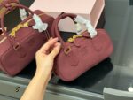 Miu Miu Bowling Bag/Briefcase Can Be Handheld Or Crossbody Ample Capacity Just The Right Amount Of Sweetness - Image 5