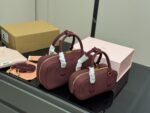 Miu Miu Bowling Bag/Briefcase Can Be Handheld Or Crossbody Ample Capacity Just The Right Amount Of Sweetness - Image 7