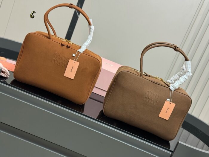 Miu Miu New Canvas Bowling Bag - Carry By Hand Or Crossbody - Image 2