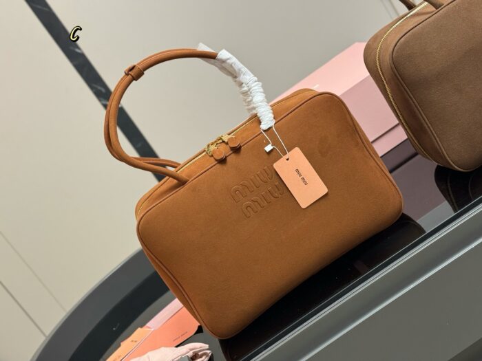 Miu Miu New Canvas Bowling Bag - Carry By Hand Or Crossbody - Image 5
