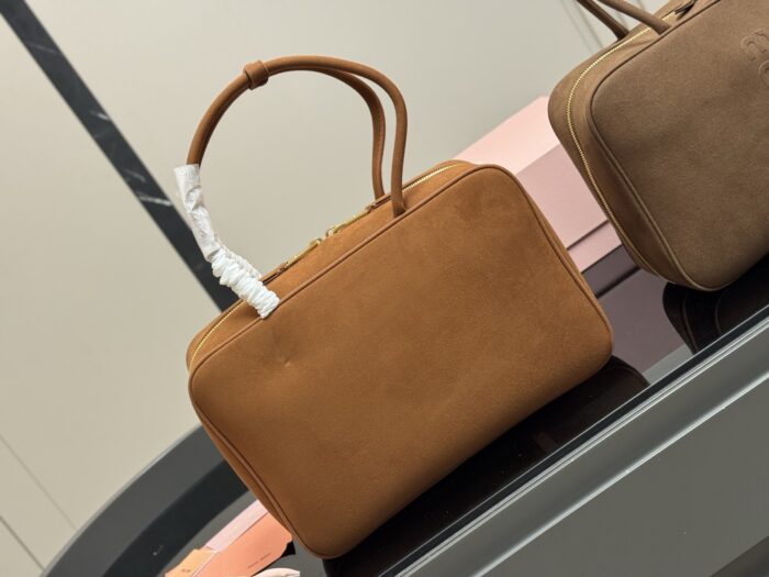 Miu Miu New Canvas Bowling Bag - Carry By Hand Or Crossbody - Image 7