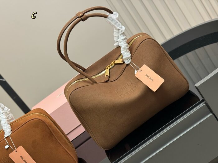 Miu Miu New Canvas Bowling Bag - Carry By Hand Or Crossbody - Image 9