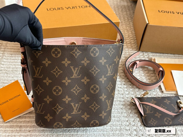 Louis Vuitton All In Bb Multi-Style Mini Bucket Bag Triple-Function Design Sturdy Structure For Photogenic Appeal Double-Box Packaging - Image 9