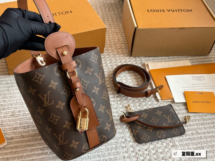 Louis Vuitton All In Bb Multi-Style Mini Bucket Bag Triple-Function Design Sturdy Structure For Photogenic Appeal Double-Box Packaging - Image 11