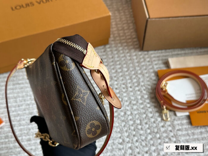 Louis Vuitton Vintage Monogram Bag Wear Underarm, Over The Shoulder, Crossbody Or Handheld Generous Capacity Vegetable-Tanned Leather Shoulder Strap Complete Gift Box Set - Image 6