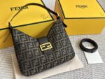 Fendi Baguette Bag - Classic Monogram Versatile Shoulder Bag - Image 9