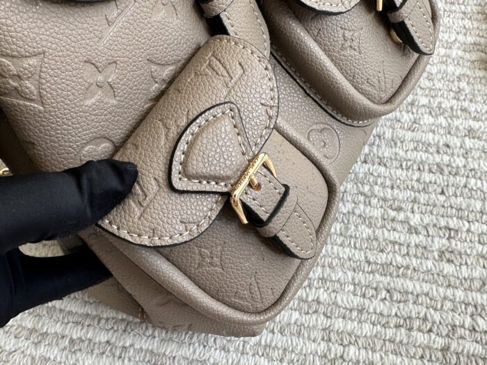 Louis Vuitton Black And Gold Replica Bb Backpack Versatile And Portable - Image 8