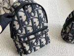 Dior Oblique Monogram Backpack Upgraded Version With Calfskin Leather Luxurious And Fashionable - Image 2